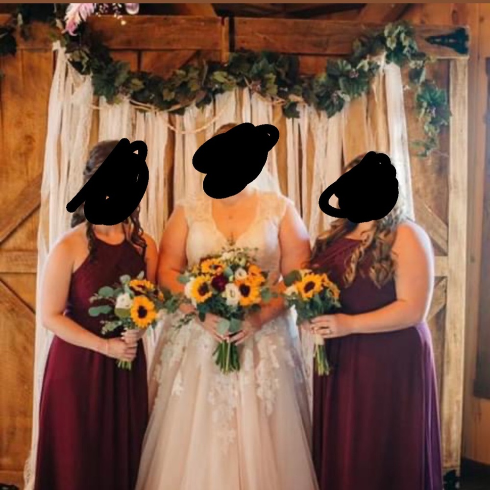 Women’s Size 24 Burgandy / Maroon Bridesmaid Dress
